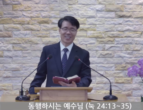 [복음메시지] 동행하시는 예수님 (눅24:13~35)