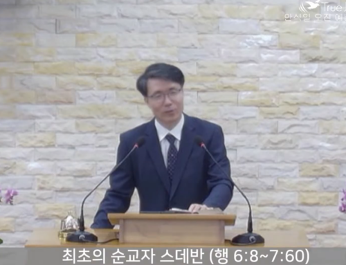[복음메시지] 최초의 순교자 스데반 (사도행전 6:8~7:60)